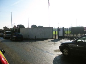 Entrée du stade du Bourgidou