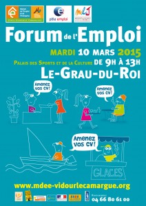 affiche forum de l'emploi saisonnier 2015