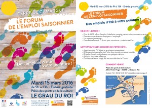 Le Forum de l'emploi saisonnier Terre de Camargue : près de 1000 offres d'emploi, 90 entreprises et 2000 visiteurs attendus