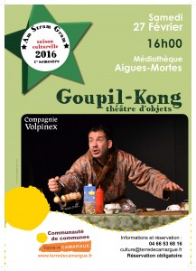 "Goupil-Kong" ouvre la saison culturelle Am Stram Gram 2016