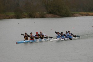 L'équipage junior de kayak, vice-championne de France