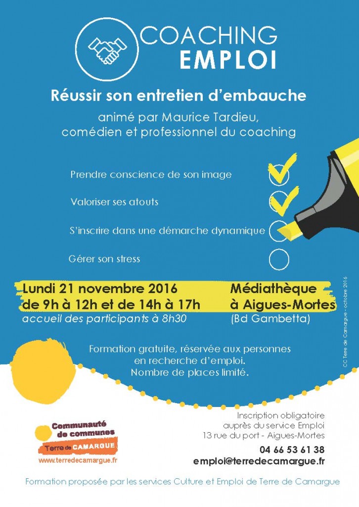 flyer coaching emploi