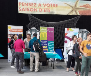 Terre de Camargue prépare la prochaine saison estivale au forum de l'emploi de Saint-Lary Soulan