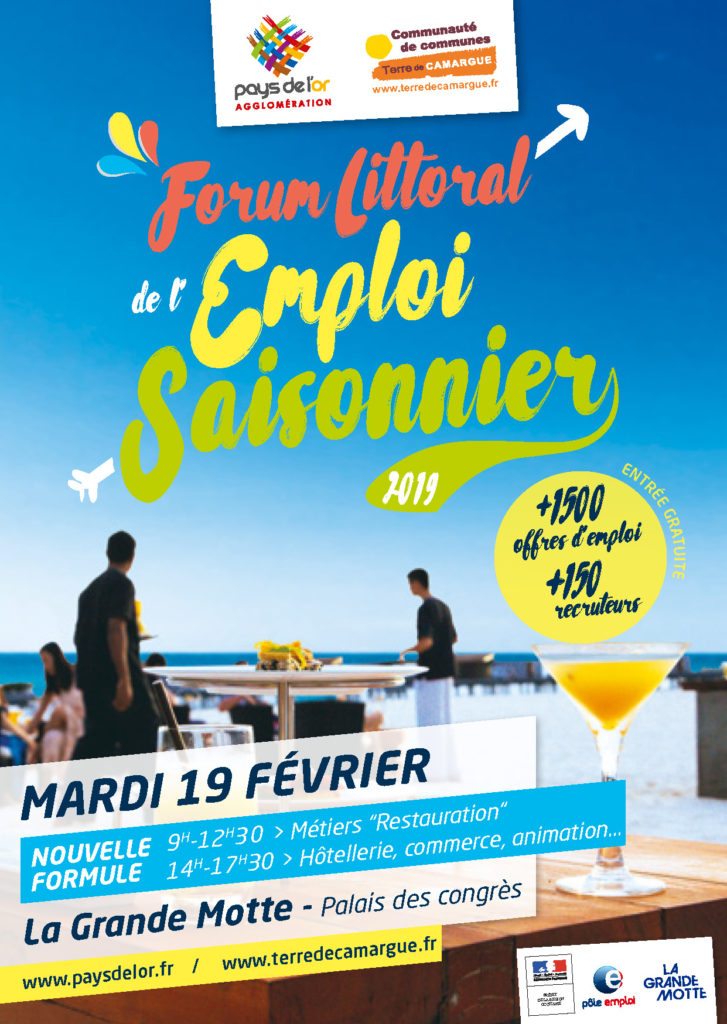 Forum Littoral de l'Emploi Saisonnier, mardi 19 février 2019