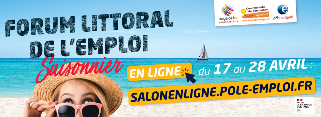 Forum littoral de l'emploi saisonnier en ligne du 17 au 28 avril 2021