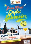 Forum Littoral de l'Emploi Saisonnier. Plus de 1500 offres d'emploi à pourvoir !