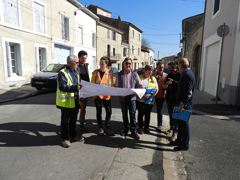 1 million d'euros de travaux pour l'eau et l'assainissement avenue Jean Jaurès et rue Carnot à Saint-Laurent d'Aigouze