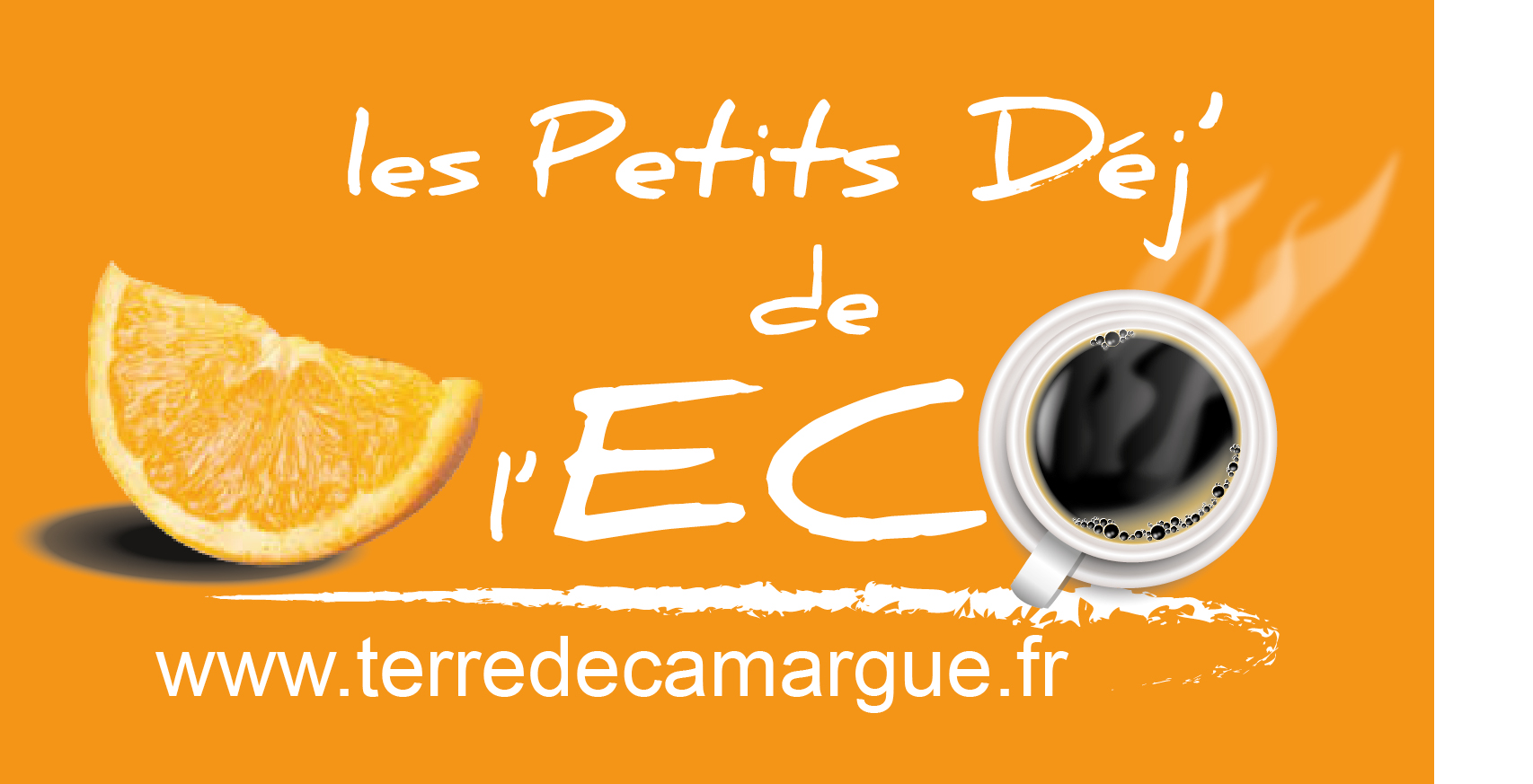 logo petits déj' de l'éco