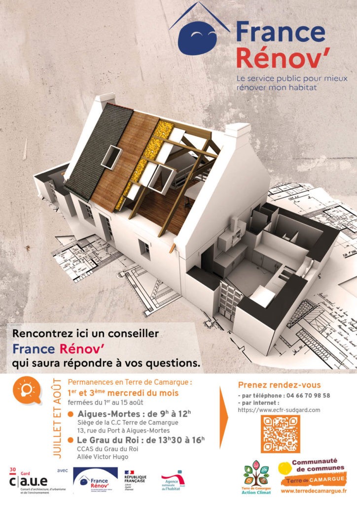 Affiche france rénov' réno