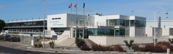 Centre aquatique façade