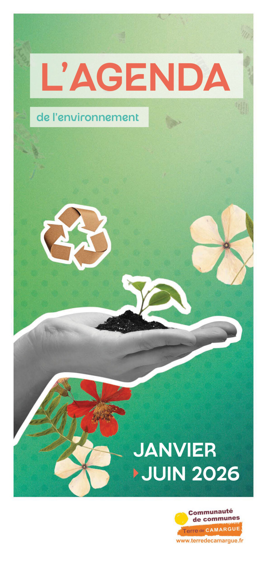 Couverture de l'agenda de l'environnement en Terre de Camargue 1er semestre 2026