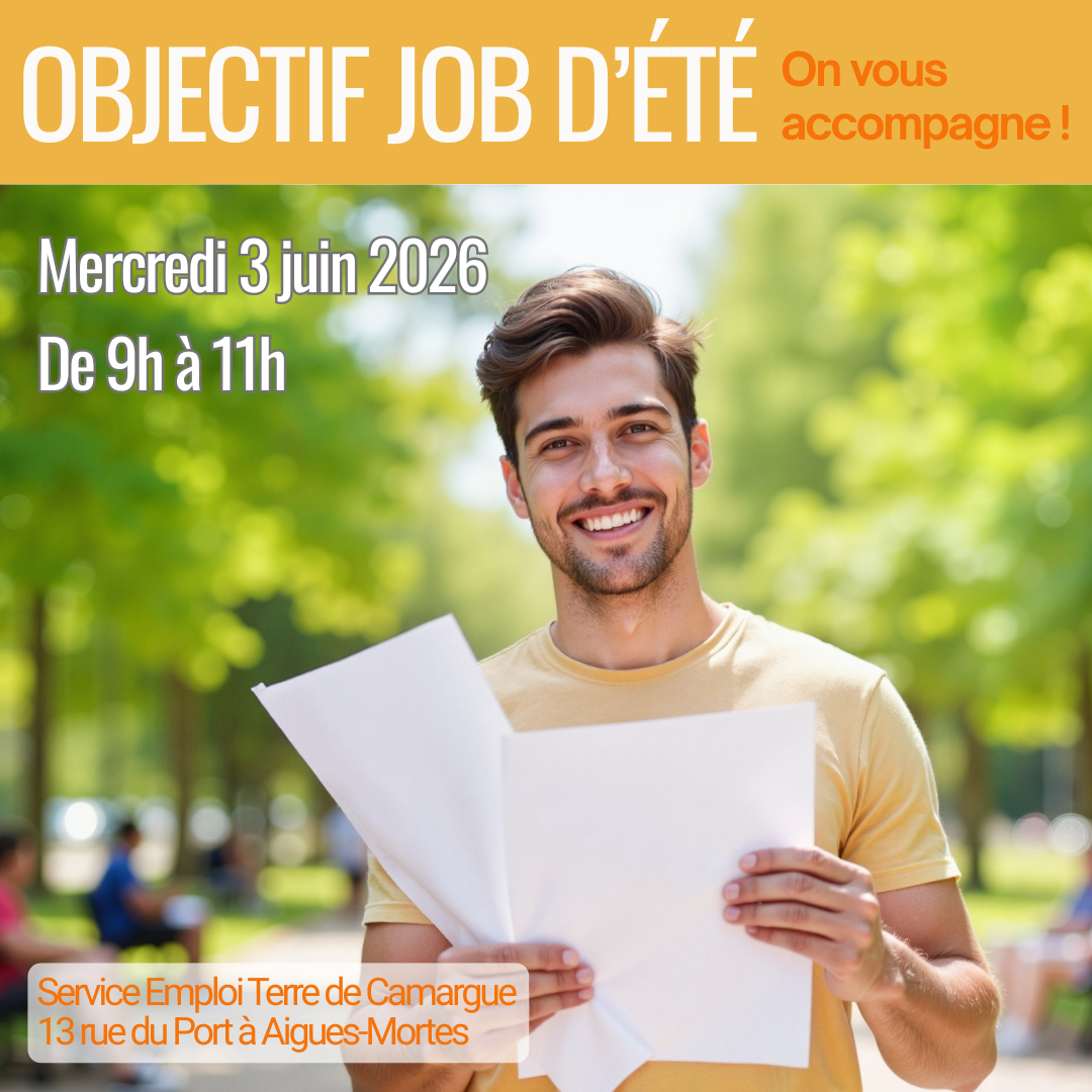 Objectif job d'été : on vous accompagne 2026