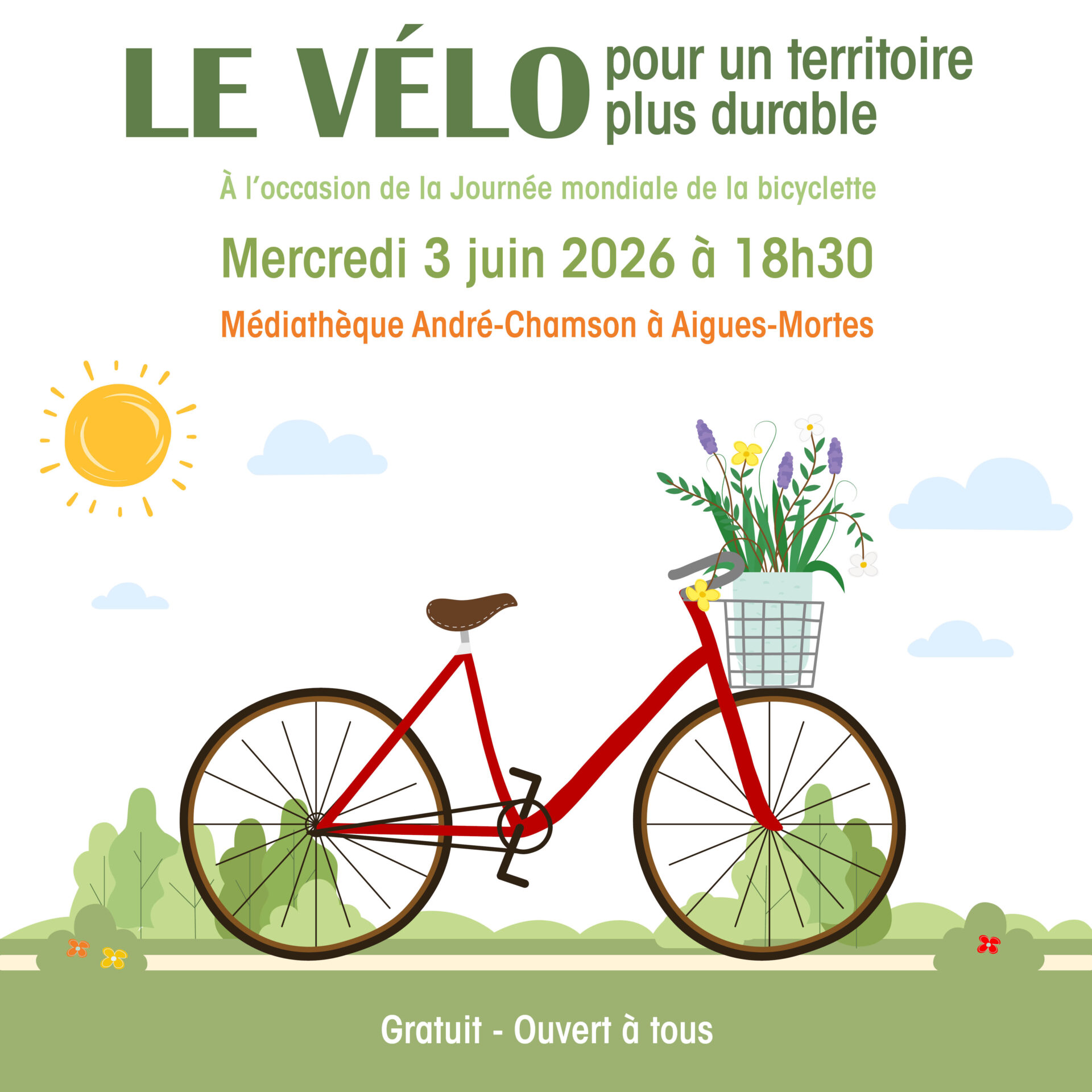 Conférence-débat : Le vélo pour un territoire plus durable